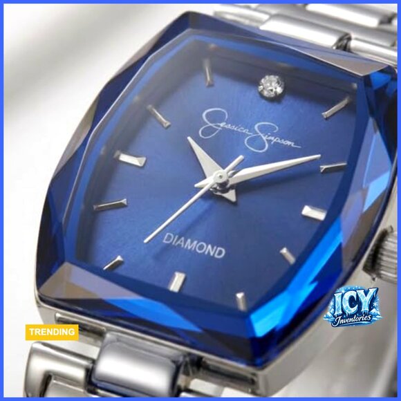 Classic Quartz Dress Watch with Metal Band and Crystal Face main image 7